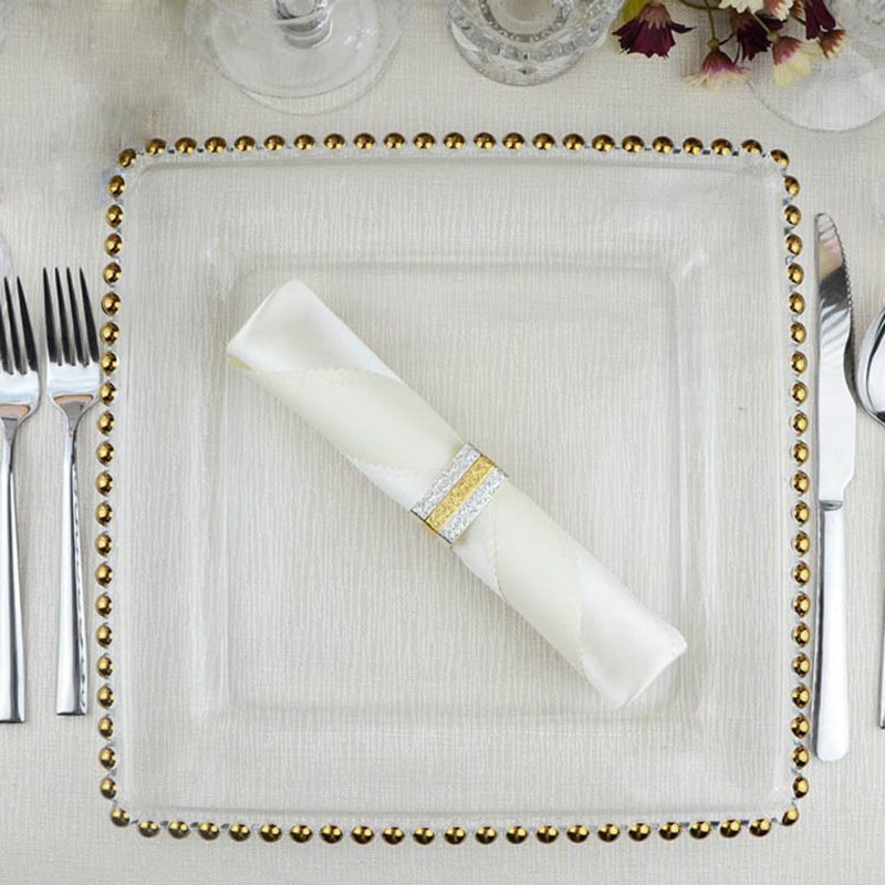 Wholesale Glass Charger Plate PZ-073 - Image 4